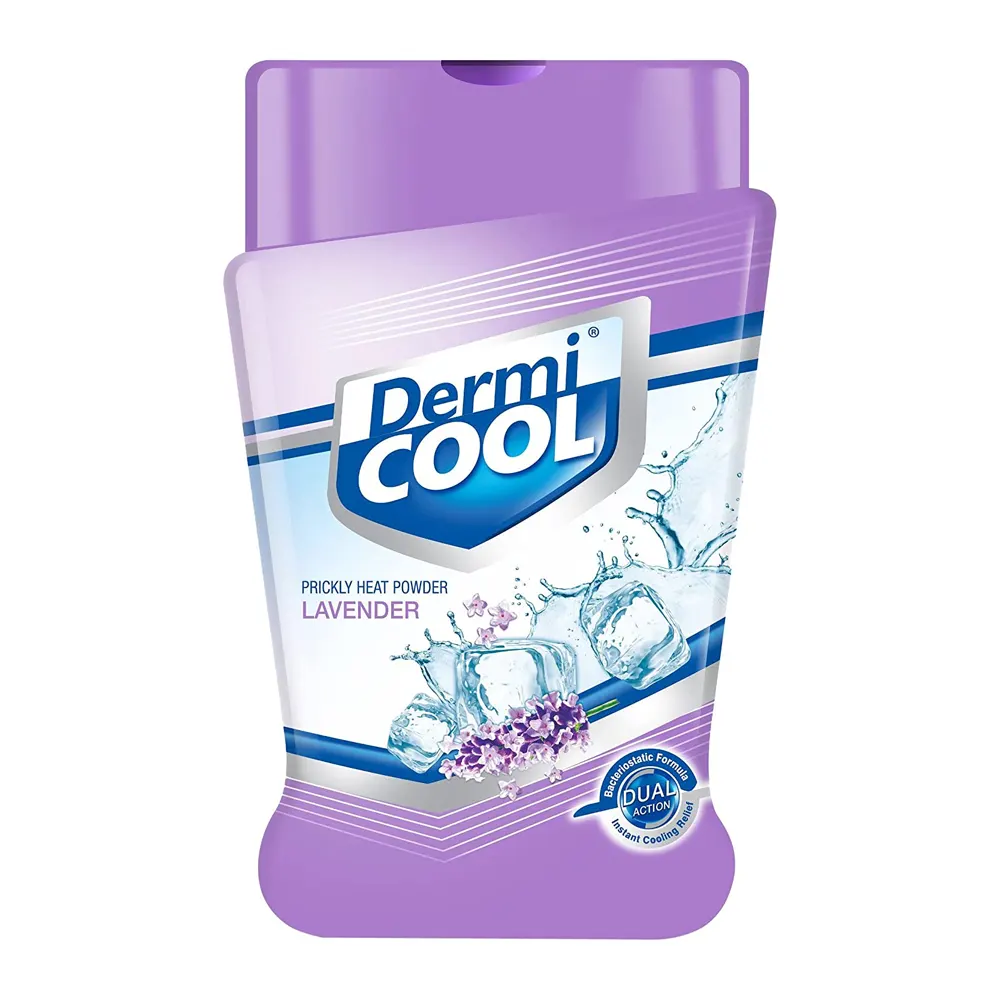 Dermi Cool Prickly Heat Powder Soothing Lavender 150G - Souq Al Buhair